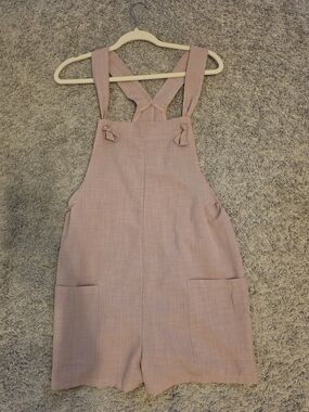 SHEIN Dusty Pink Short Overalls